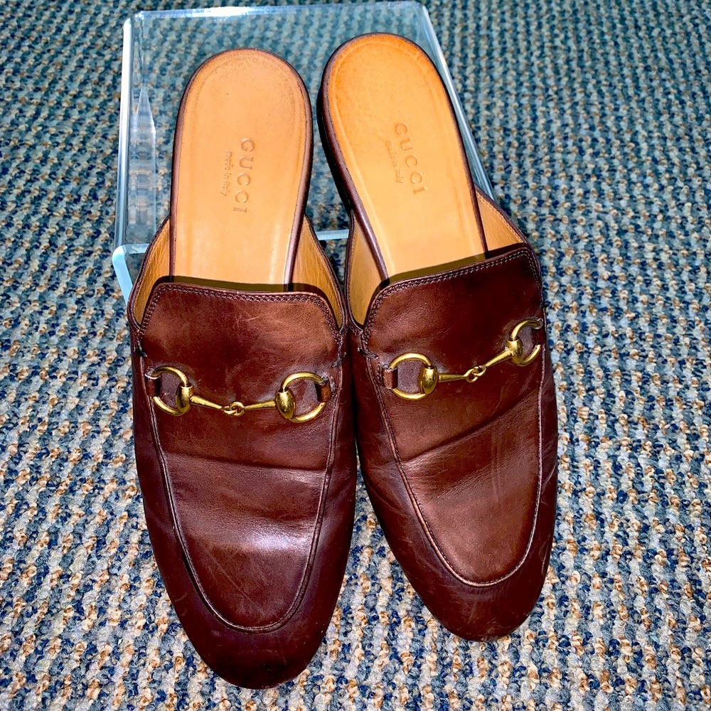 Gucci Mules, Brown > Size 8 (narrow fit)